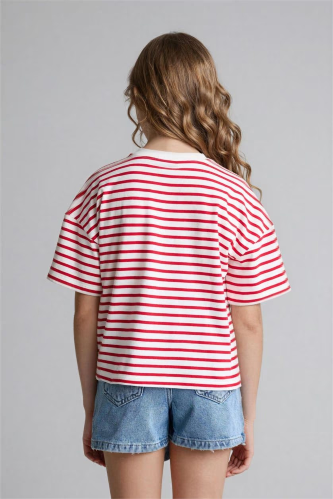 Resim Defacto Kız Çocuk T-shirt D8581A8/RD79