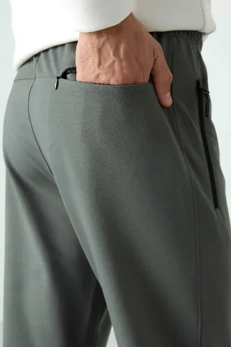 Resim T06Er-84671 Düz Paça Erkek Eşofman Alt