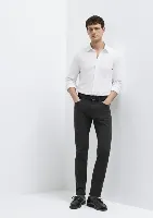Resim Mavi Erkek Kanvas Pantolon M00351A4090