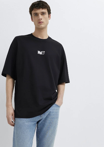 Resim Mavi Erkek T-shirt M0613377-900