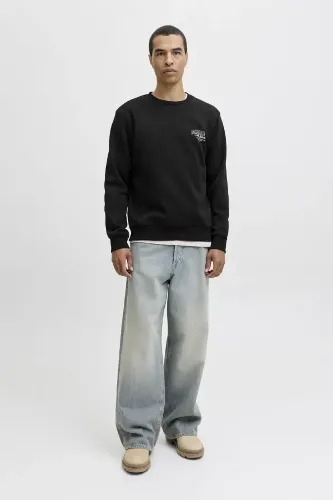 Resim Jack & Jones Jjmakoto Sweat Crew Neck Erkek Sweat 12278601