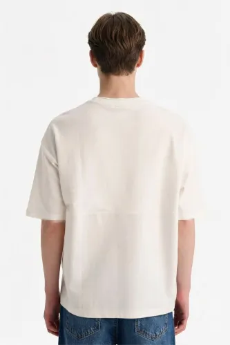 Resim Defacto Erkek T-shirt F8674AX/WT34