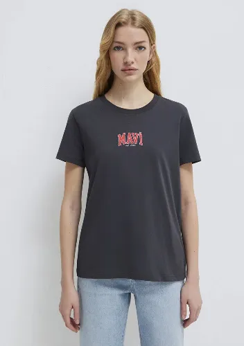 Resim Mavi Kadın T-shirt M1613412-70087
