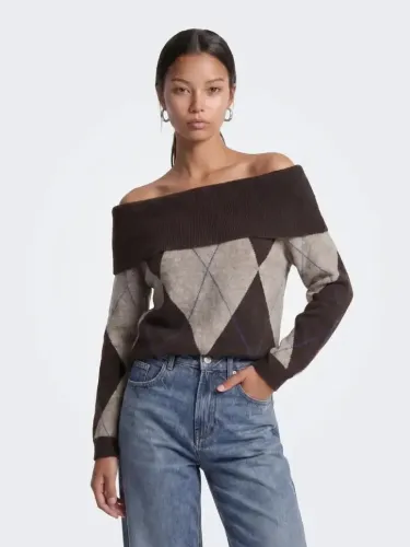 Resim Only Onlalıvıa Ls Off Shoulder Knt Kadın Kazak 15383895