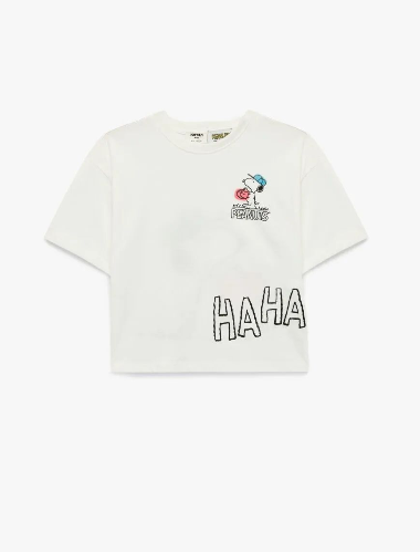 Resim Koton Kız Çocuk T-shirt 6SKG10148AK