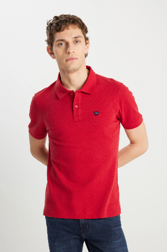 Resim Wrangler Polo Erkek T-shirt W7D5K4XX2T600
