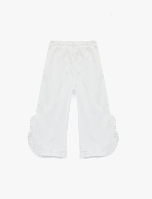 Resim Koton Kız Bebek  Kanvas Pantolon 6SMG40008AW