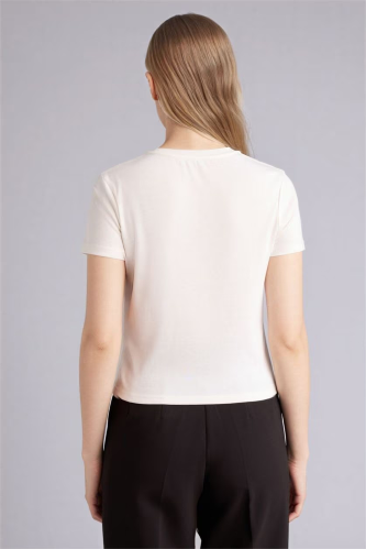 Resim Defacto Kadın T-shirt G9551AX/ER105