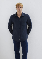 Resim Mavi Erkek Uzun Kol Gömlek M0211898-86623