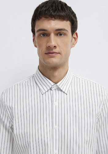 Resim Mavi Erkek Uzun Kol Gömlek M0211864-91411