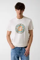 Resim Guess  Erkek  T-shirt M6GI48K3583-G018 Ss Bsc Mosaıc Tıle Tee