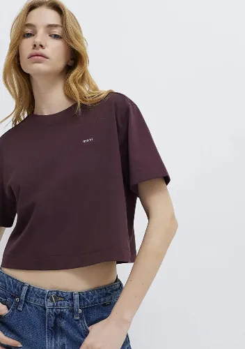 Resim Mavi Kadın T-shirt M1613984-70223