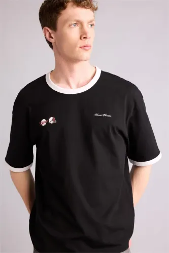 Resim Defacto Erkek T-shirt G5610AX/BK81
