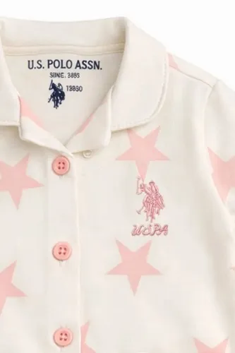 Resim U.S. Polo Assn Bebek Kız Bebek Pijama Takım USB3050