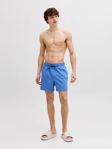 Resim Jack & Jones Jpstmauı Tropıc Solıd Swım Shorts Reg Sn Erkek Deniz Şortu 12291385