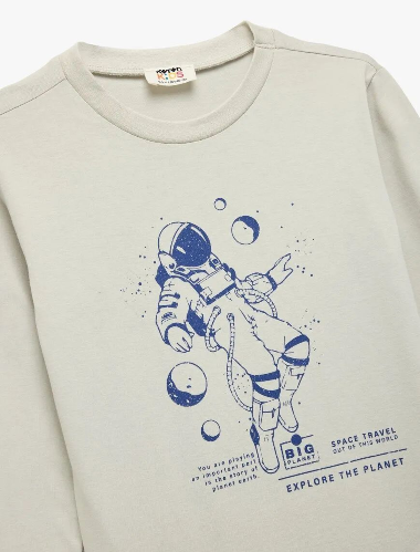 Resim Koton Erkek Çocuk Sweat 6WKB10389TK