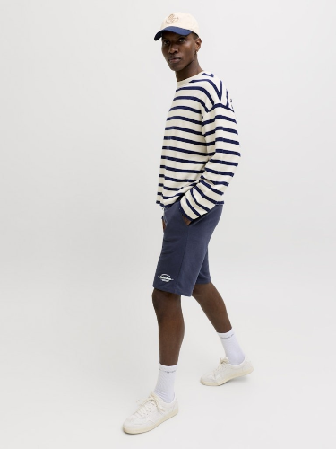 Resim Jack & Jones Jpstgordon Brandon Sweat Shorts Mıd Erkek Penye Şort 12292136