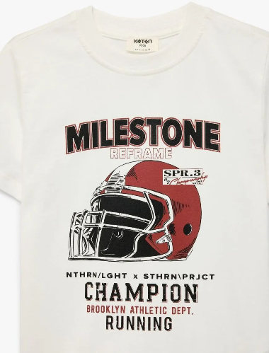 Resim Koton Erkek Çocuk T-shirt 6SKB10157TK