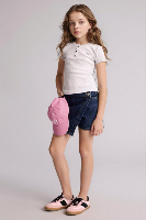 Resim Defacto Kız Çocuk T-shirt H1066A8/GR400