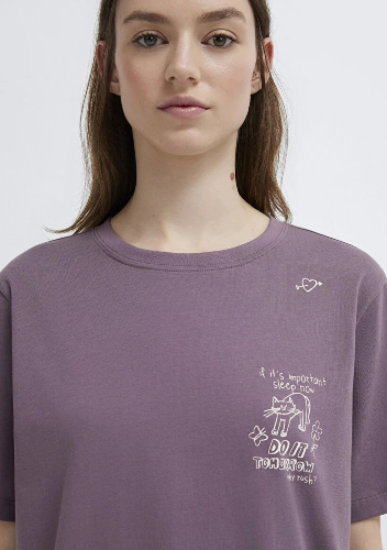 Resim Mavi Kadın T-shirt M1613875-70648