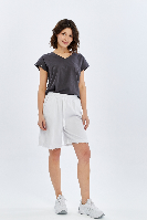 Resim Yenikoza Kadın Kot&Kanvas Şort