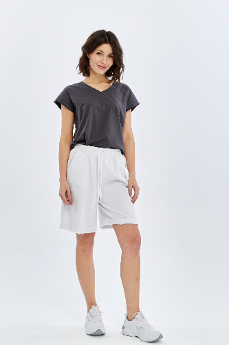 Resim Yenikoza Kadın Kot&Kanvas Şort