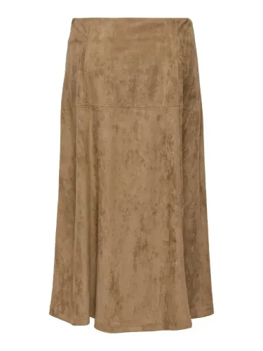 Resim Only Onllıxa Mw Long Faux Suede Skırt Cc Pnt Kadın Etek 15376828