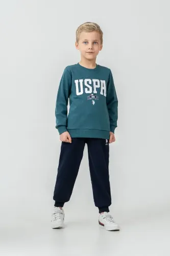Resim U.S. Polo Assn Kids Erkek Çocuk Sweat Takım US2628-G