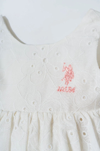 Resim U.S. Polo Assn Bebek Kız Bebek Elbise Usb2980