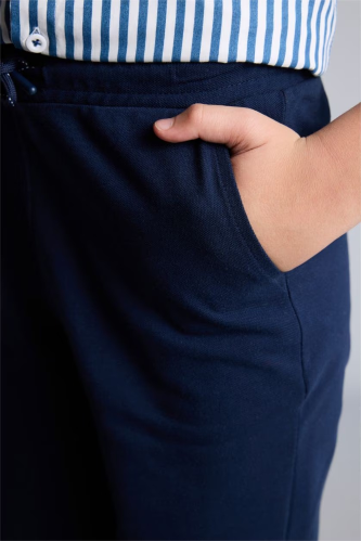 Resim Defacto Erkek Çocuk Kot&Kanvas Şort C2955A8/NV135