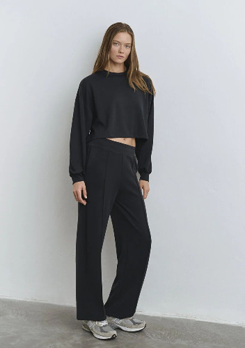 Resim Mavi Kadın Kanvas Pantolon M1010634-900