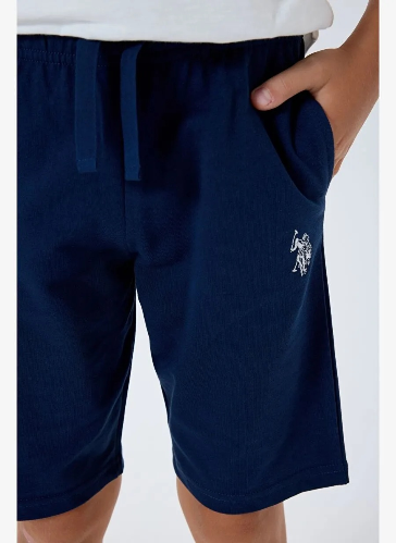 Resim U.S. Polo Assn Kids Erkek Çocuk Şort Takım Us2442-4