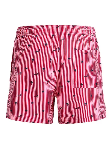 Resim Jack & Jones Jpstmauı Breeze Mını Strıpe Swım Srt Sn Erkek Deniz Şortu 12291425