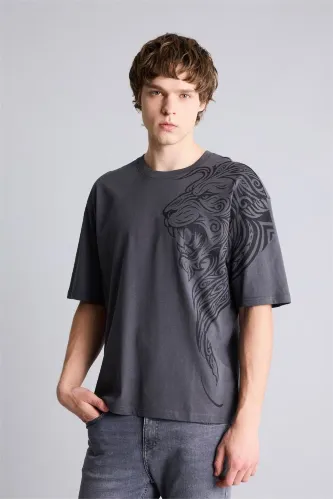 Resim Defacto Erkek T-shirt G5579AX/AR148