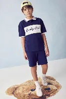 Resim Defacto Erkek Çocuk T-shirt H2968A8/NV135