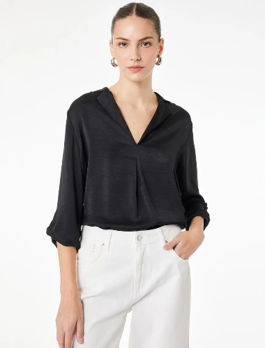 Resim Koton Kadın Bluz 6SAK60054PW