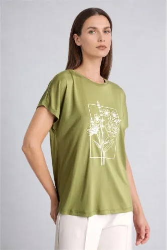 Resim Defacto Kadın T-shirt H8368AX/KH473