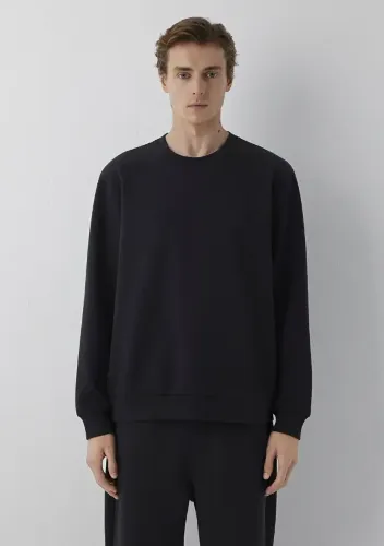 Resim Mavi Erkek Sweat M0S10629-900