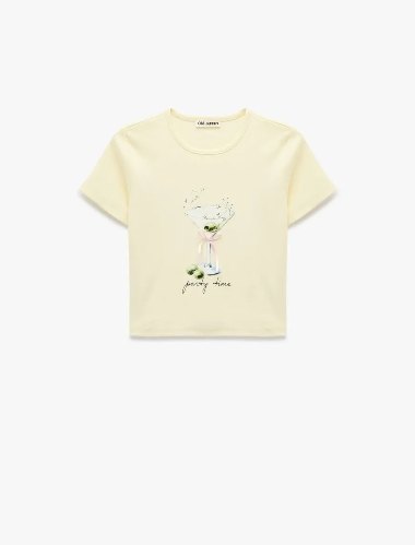 Resim Koton Kadın T-shirt 6SAL10103IK