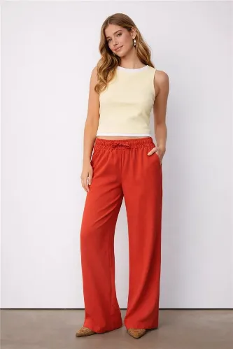 Resim Fashion Friends Kadın Kanvas Pantolon 26Y0608K1