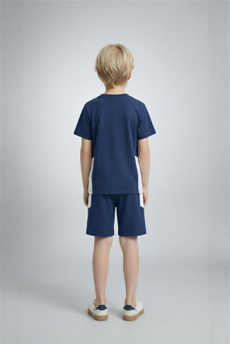 Resim Defacto Erkek Çocuk Şort Takım H0251A8/NV147