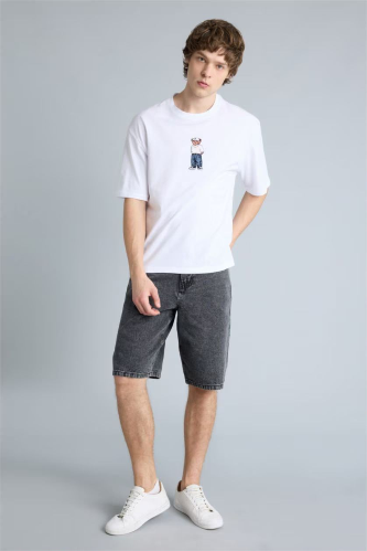 Resim Defacto Erkek T-shirt H2425AX/WT34