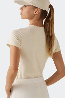 Resim Guess Athleisure  Kadın  T-shirt V4YI21KCDH1-D001 Colette Ss Tee