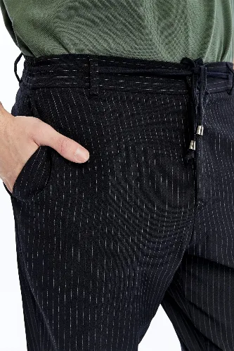 Resim Paul&More Erkek Kanvas Pantolon Valeo Çizgili