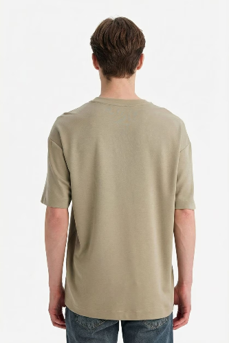 Resim Defacto Erkek T-shirt F9561AX/KH404