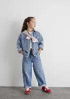 Resim Mavi Barrel Kız Çocuk Jean Pantolon M7010510-88228