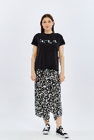 Resim Viole&More Kadın T-Shirt Yk21 California Baskılı