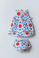 Resim U.S. Polo Assn Bebek Kız Bebek Elbise USB3001