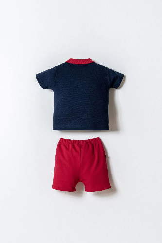 Resim U.S. Polo Assn Bebek Erkek Bebek Şort Takım Usb2915