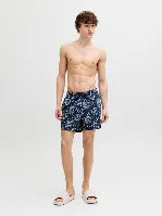 Resim Jack & Jones Jpstmauı Shell Aop Swım Shorts Reg Erkek Deniz Şortu 12291808
